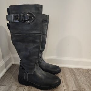 Dublin Women’s Equestrian Riding Boots Western Gray Leather PTG Sole 8.5 READ